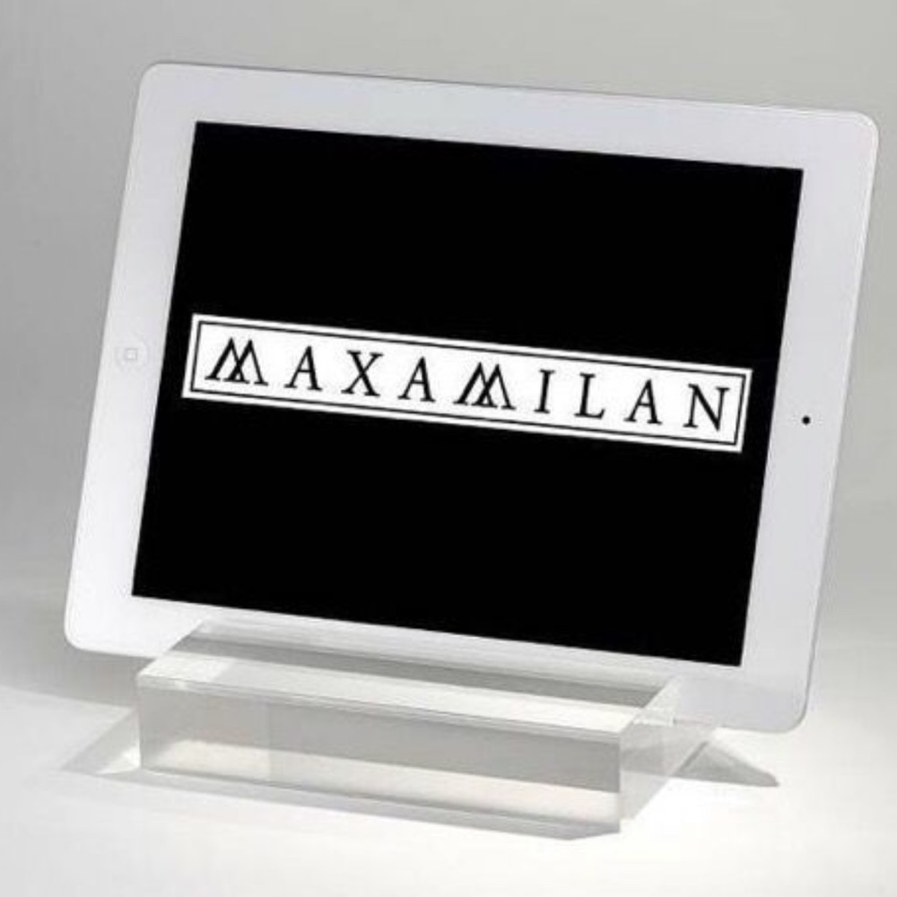 Maximilan Maxcube acrylic Ipad Tablet Stand